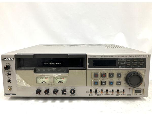 動作保証】Victor BR-S605B ビクター ビデオカセットレコーダー S-VHS ...