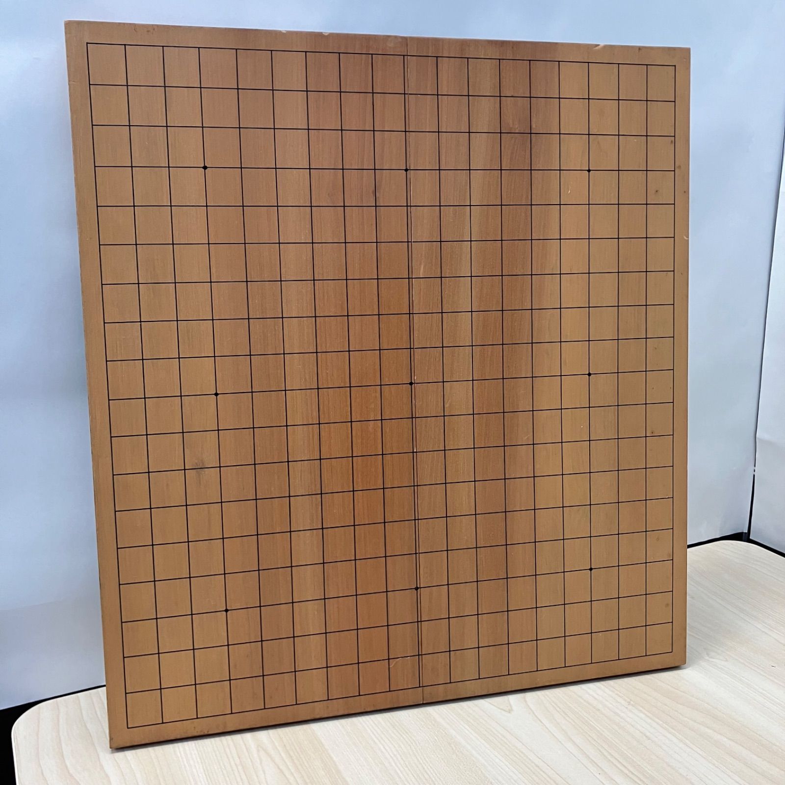 00237】 木製囲碁盤 折り畳み 木製 折りたたみ式 囲碁盤 約45cm