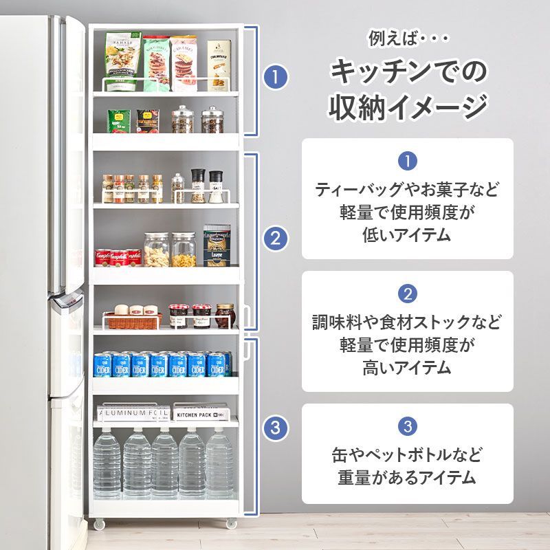 隙間収納ワゴン