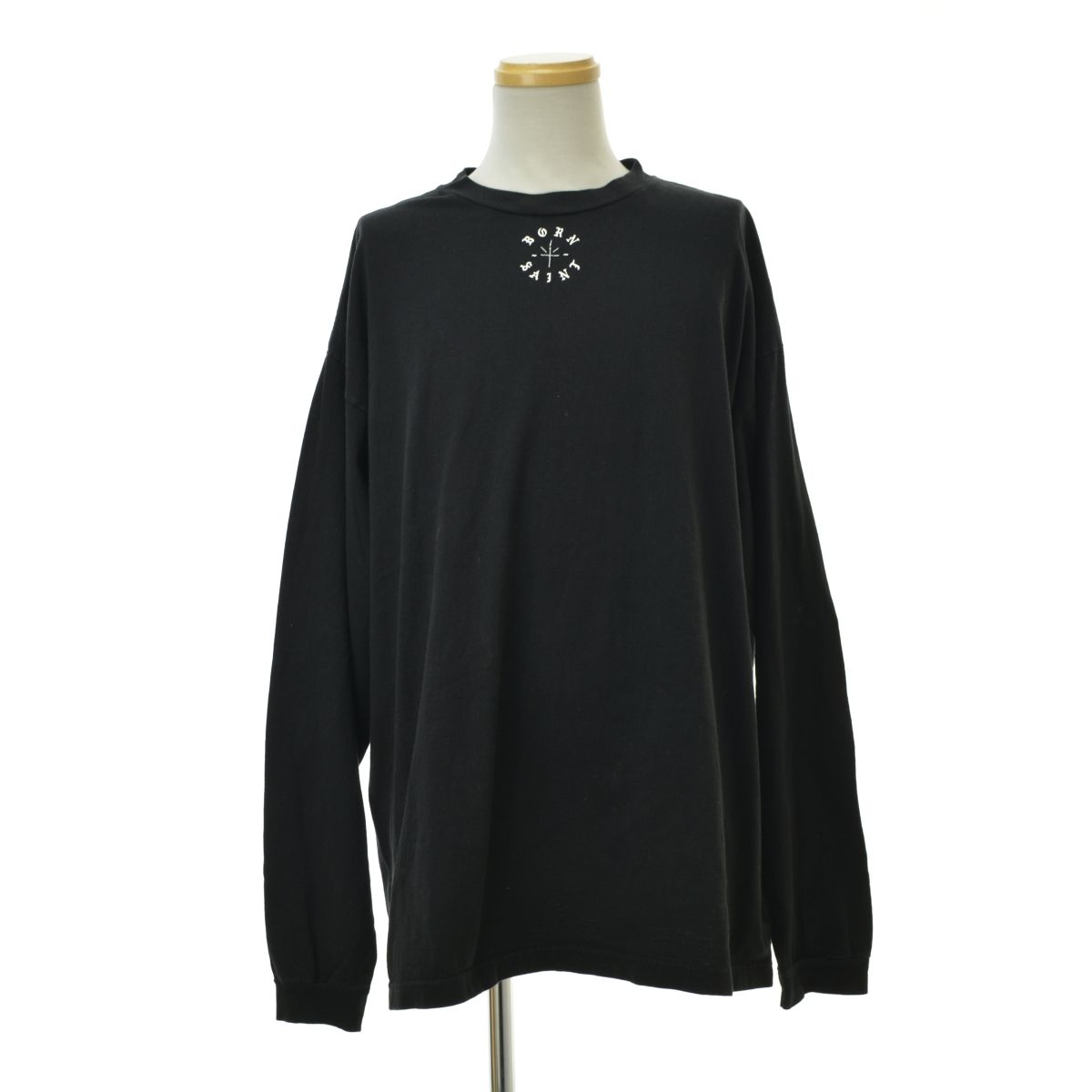 SAINTM×××××××BORNXRAISED】SM-YS8-0000-C08 BR_LS TEE BORN SAINT長袖  