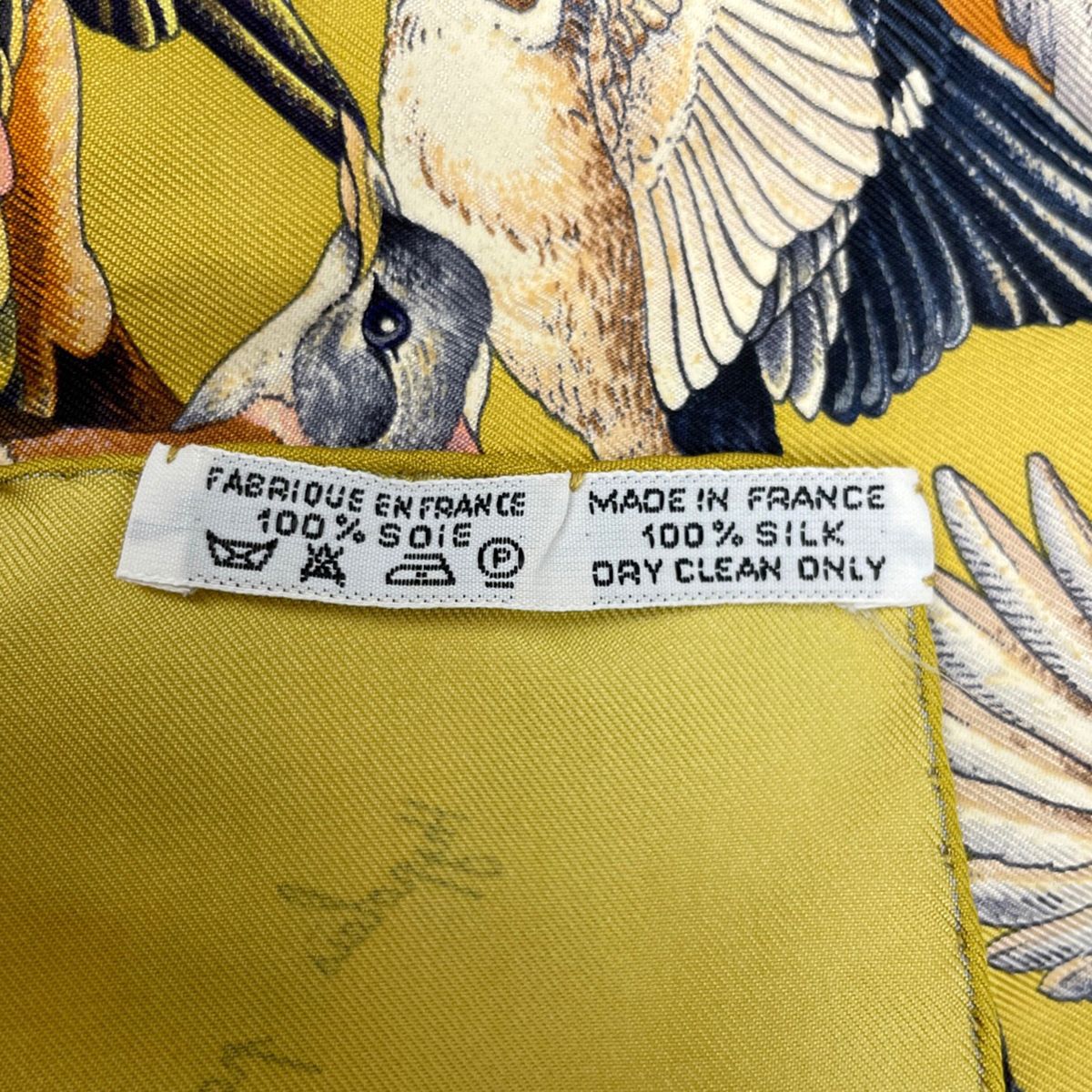 エルメス HERMES カレ 90 L'INTRUS 侵入者 鳥柄 スカーフ シルク