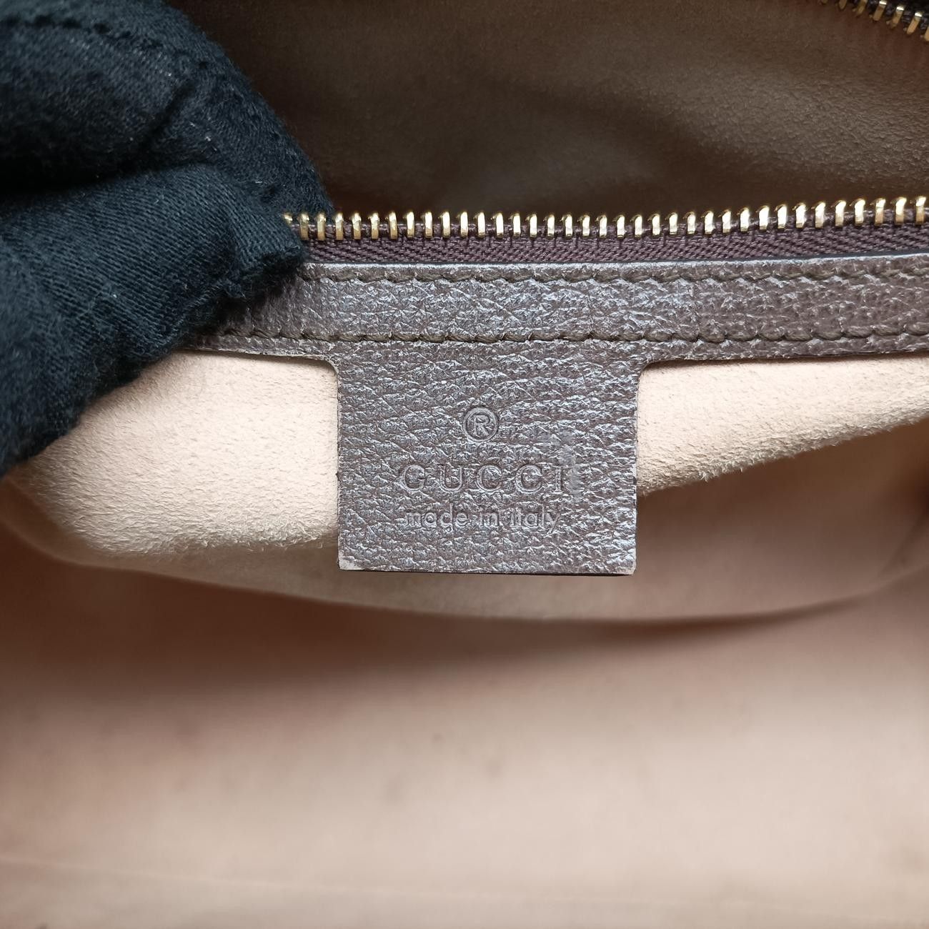 グッチGucciオフィディアブラウンPVCコーティングキャンバス×レザー524533D024715635