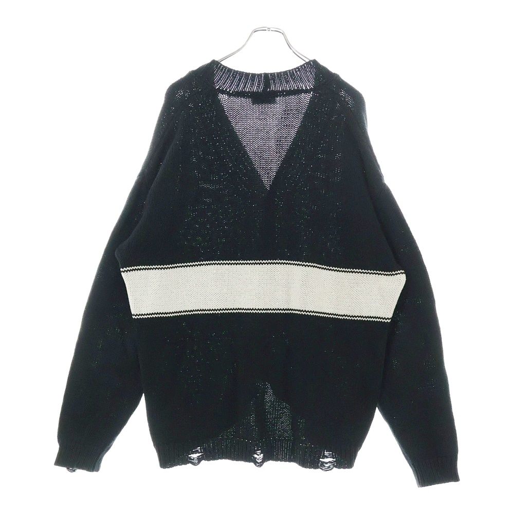 ASKYURSELF (アスクユアセルフ) Chunky Banned Knit Cardigan
