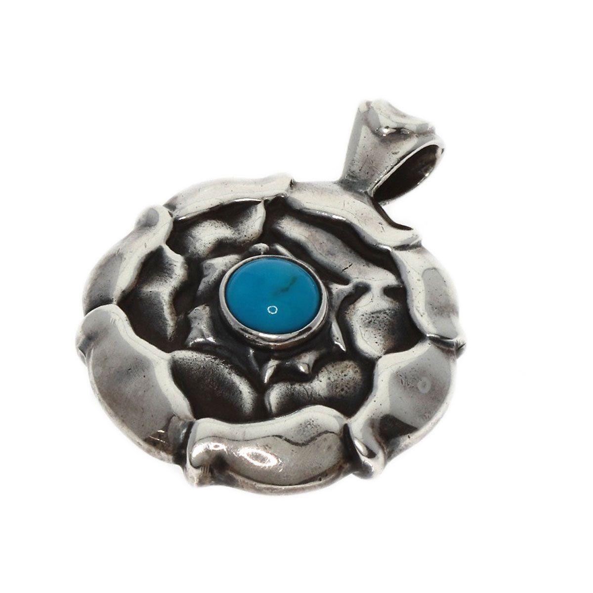 Georg Jensen ジョージジェンセン トルコ石 ターコイズ ペンダント 