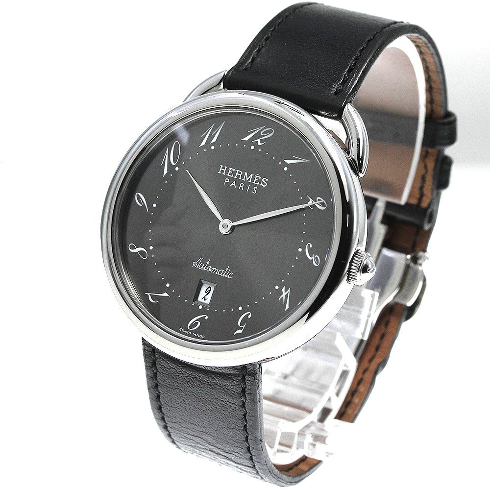 エルメス HERMES AR4.810 アルソー デイト 自動巻き メンズ良品_875639