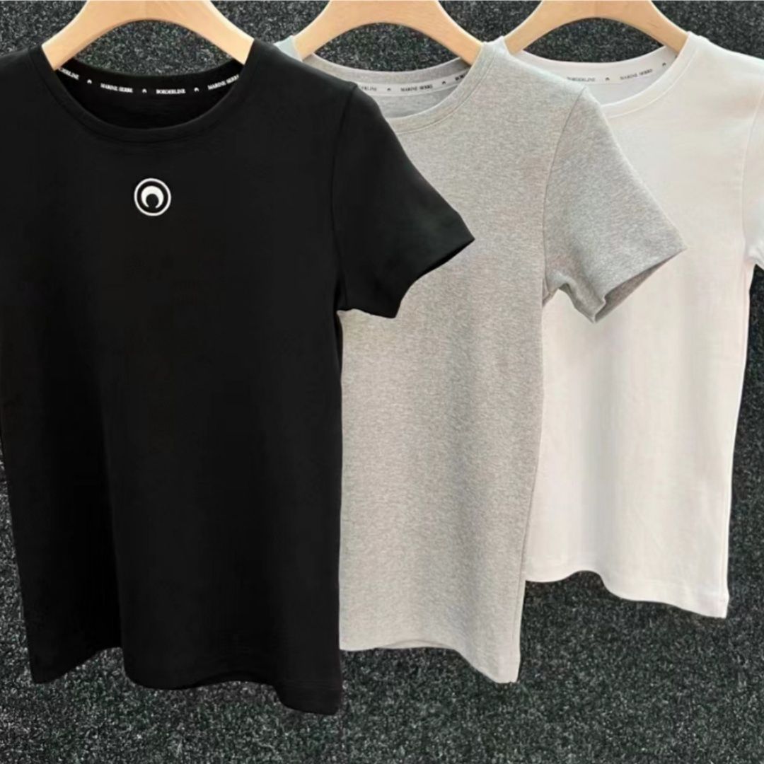 新品 MARINE SERRE マリーンセル 女性 レディース Tシャツ 半袖