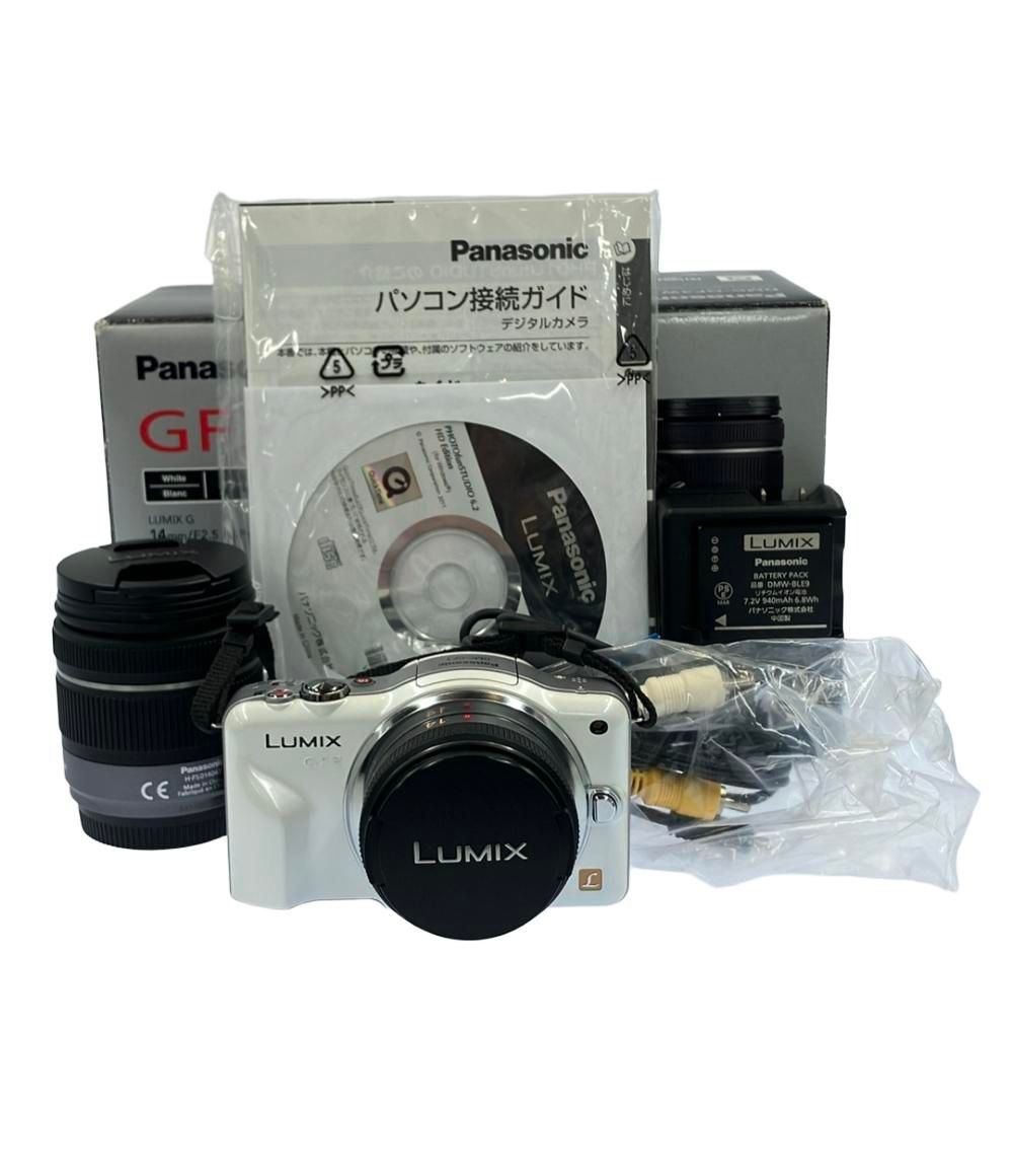 訳あり パナソニック 節約 ミラーレス一眼カメラ LUMIX DMC-GF3 ダブル