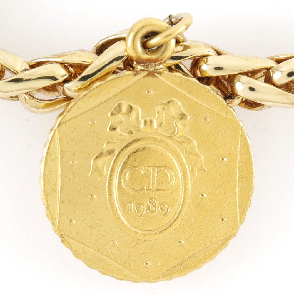 【Dior】クリスチャンディオール コイン RF1789 ヴィンテージ 金メッキ