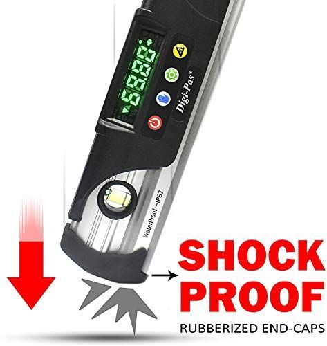 Digi-Pas 防水式デジタルレベル 水平器 0.05 200mm DWL280Pro