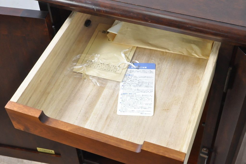 ☆事前問合せ必須☆ 北海道民芸家具 サイドボード 中古 サイド