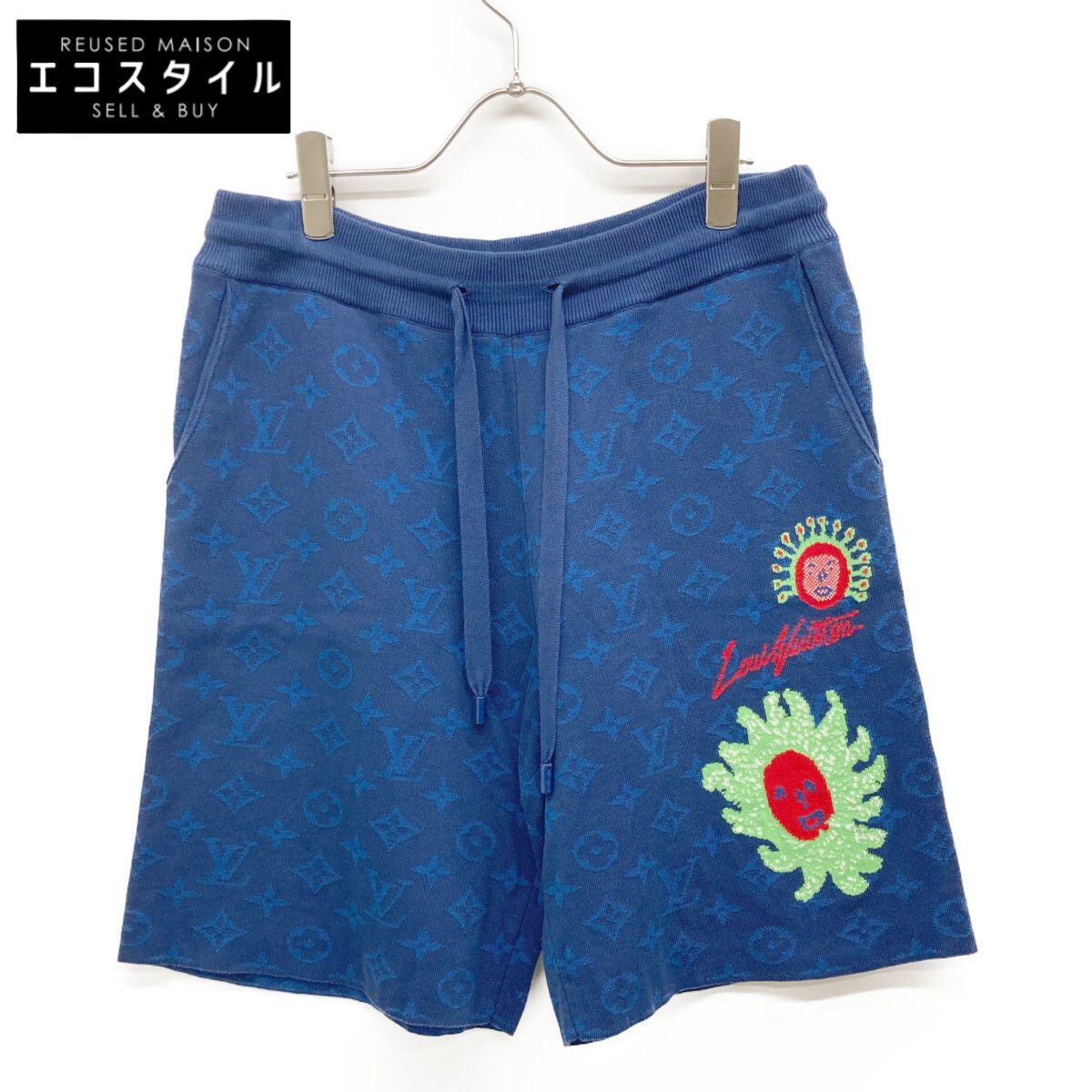 LOUIS VUITTON ルイヴィトン ×草間彌生 23AW HON29W ｺｯﾄﾝ ｼｮｰﾄﾊﾟﾝﾂ XL