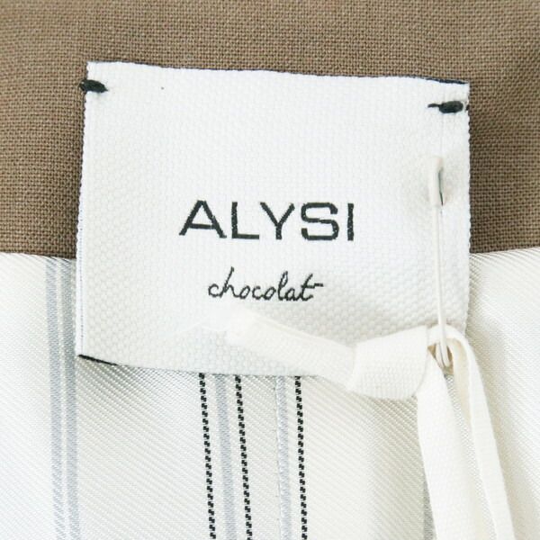 85%OFF 新品 アリジ ALYSI ベスト 42 EJK324 Mサイズ ブラウン