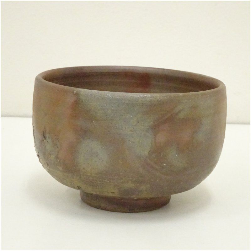 備前焼 桃山造 茶碗（共箱） 茶道 抹茶 おしゃれ 抹茶茶碗 抹茶碗 和