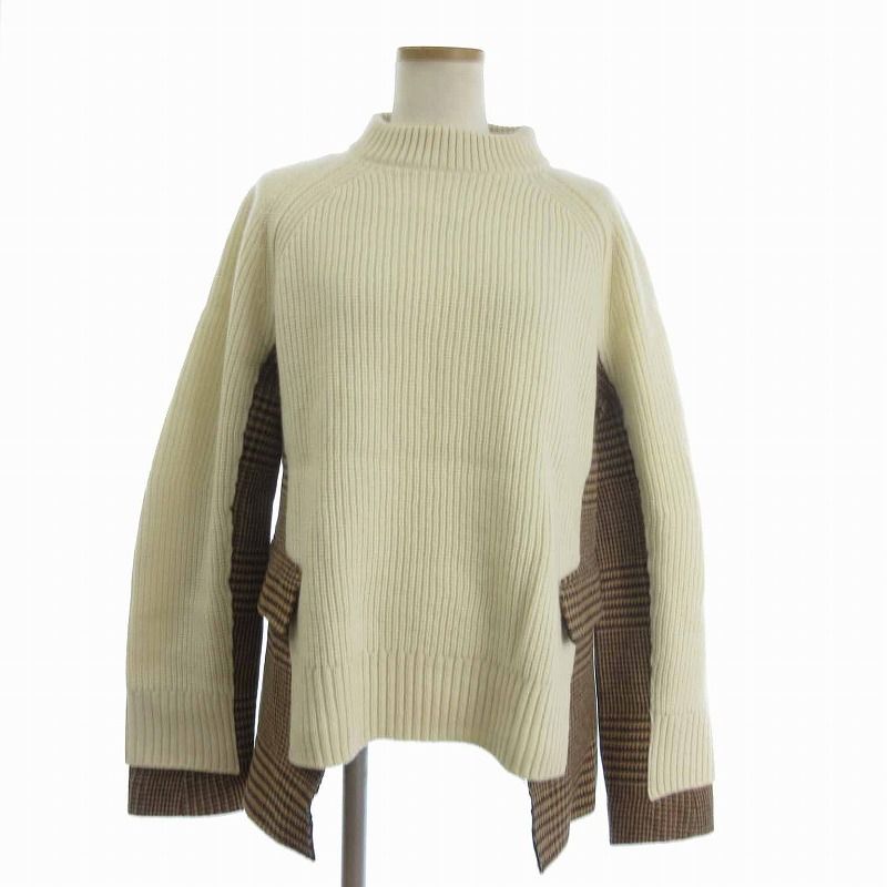 sacai☆サカイ☆23SS☆ツイード☆プルオーバー トップス