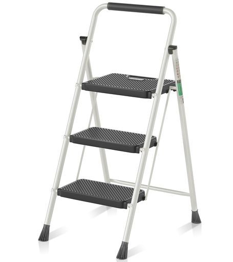 キッズシューズ RIKADE脚立はしご鉄素材持ち運び便利持ち手付き軽量 