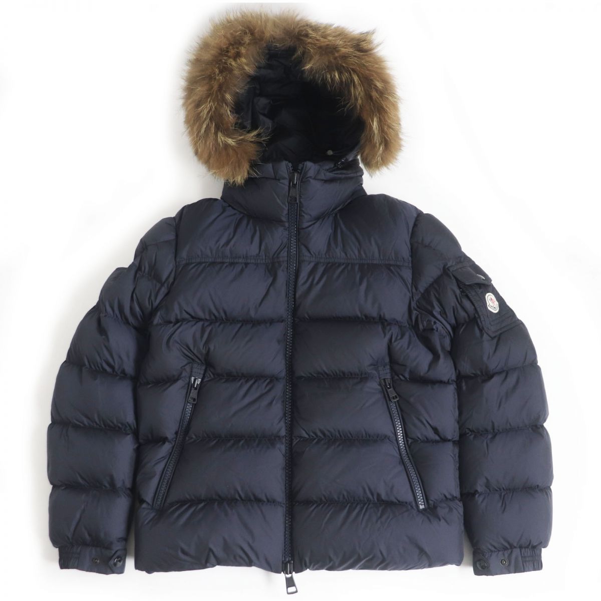 美品□18-19AW MONCLER/モンクレール MARQUE コヨーテファー