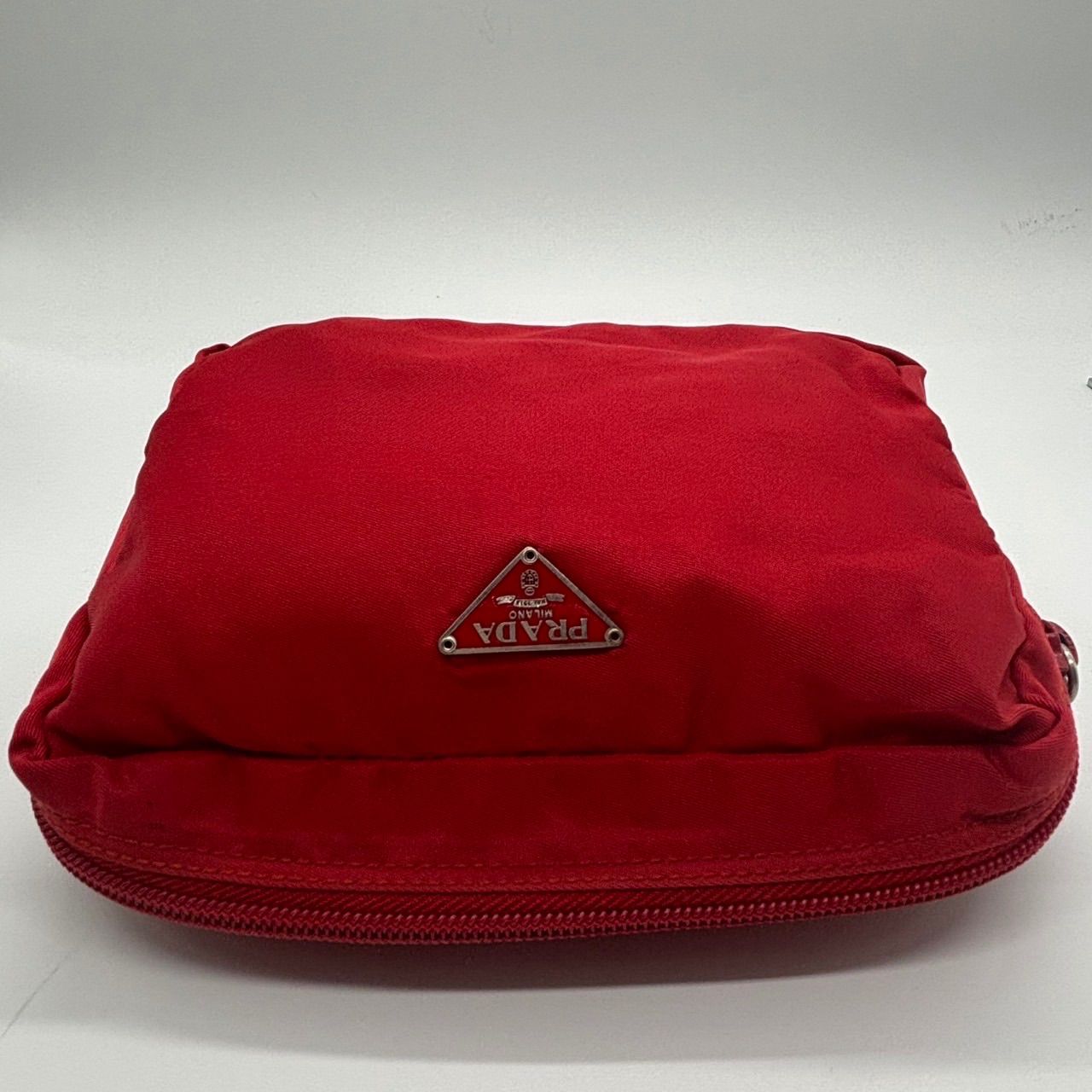 PRADA レッド ナイロンポーチ PRADA(プラダ) / ポーチ/ナイロン/RED