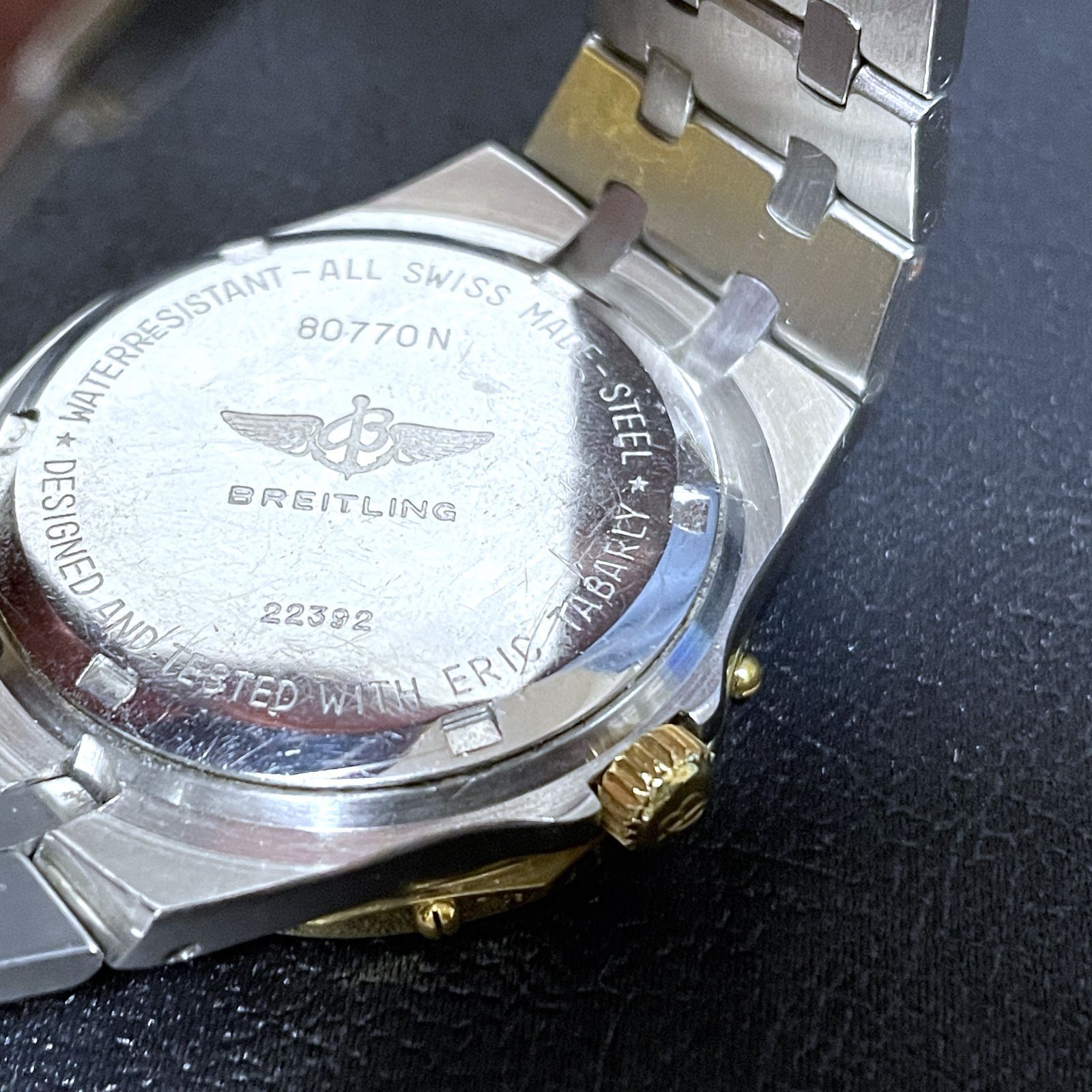ブライトリング BREITLING タバリー Tabarly ゴールド シルバー - メルカリ