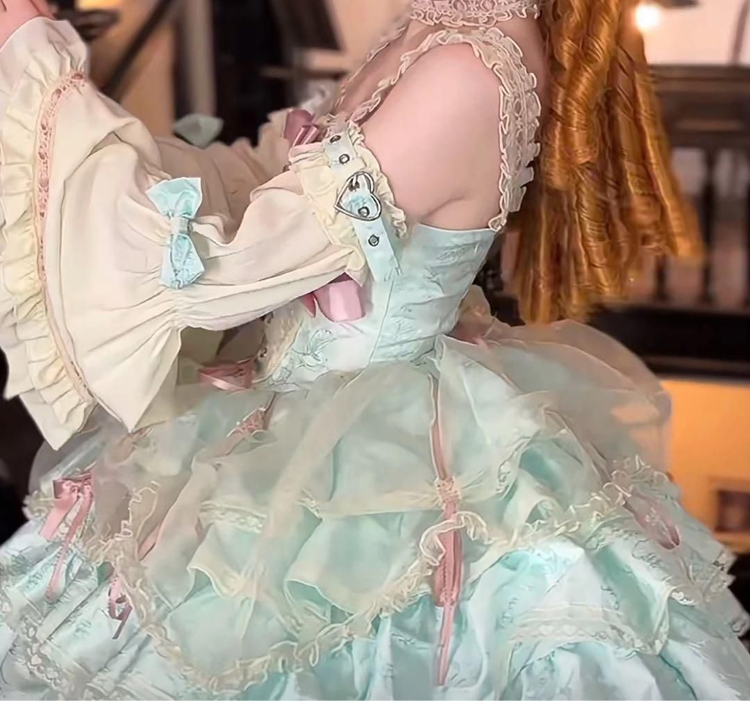ゴスロリ ロリータ アイドル ゴシック プリンセスドレス