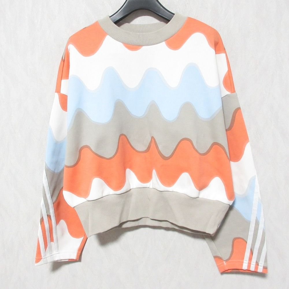 【adidas × marimekko】コラボ 花柄 スウェット アディダ マリメッコ adidas × Marimekko／スウェットトレーナー