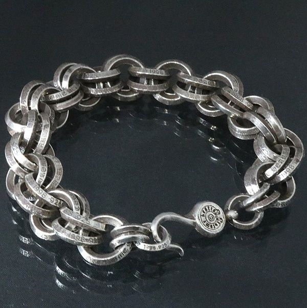 CHROME HEARTS 銀座店 クロムハーツ ダブルBリングブレス ブレスレット シルバー SV925 94536 - メルカリ