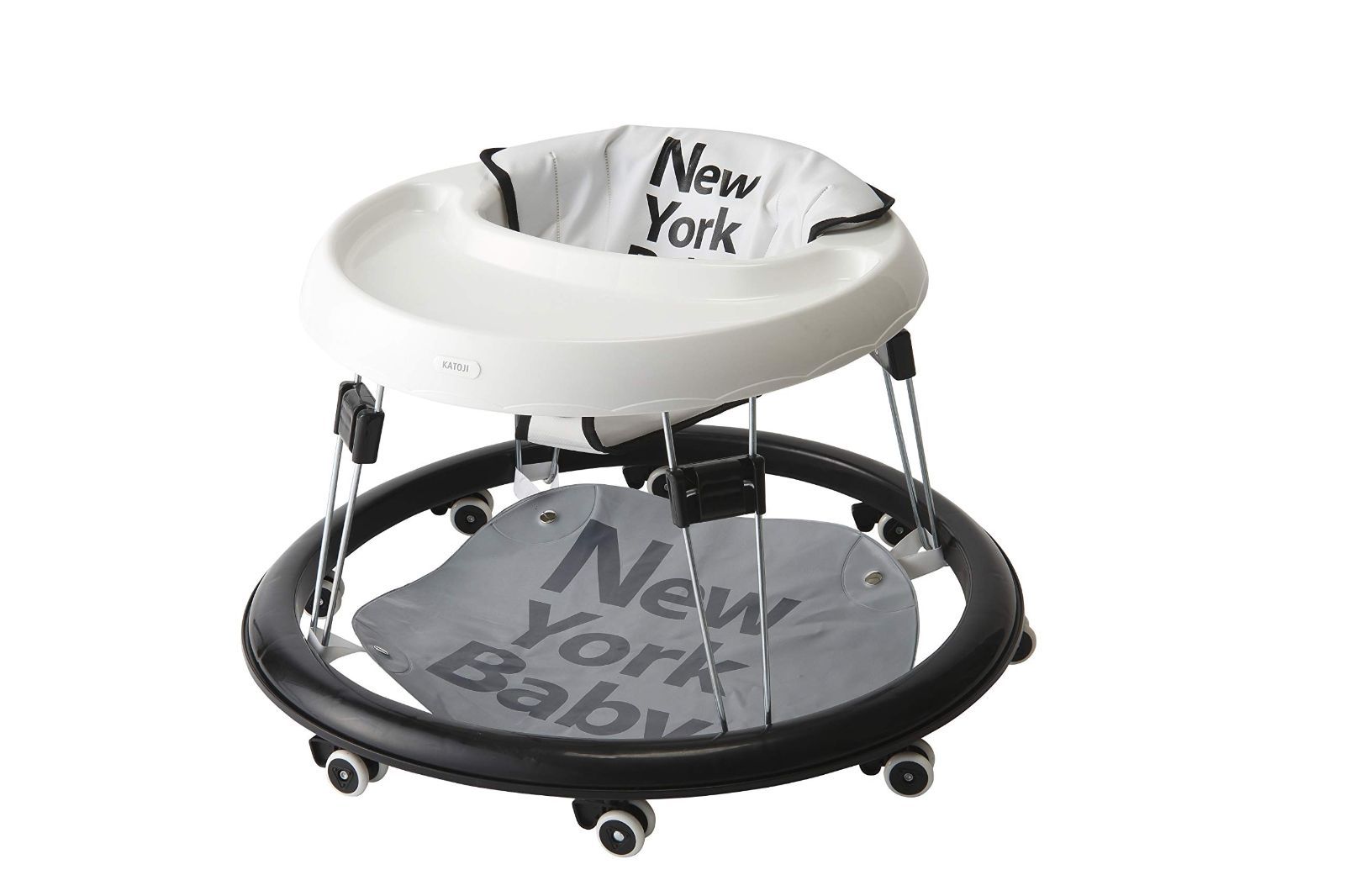 ベビーウォーカー NewYorkBaby ホワイト New 1個 カトージ x 1 7か月~ 28800