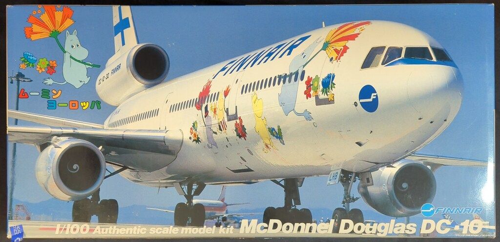 ☆マクドネル・ダグラス ムーミン ヨーロッパ DC-10 1/100 童友社☆