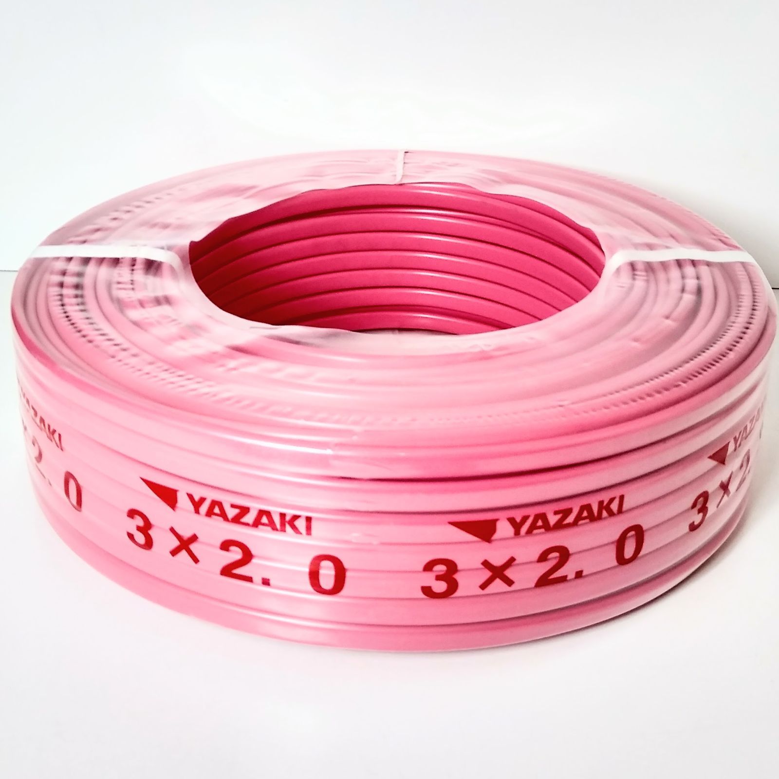 YAZAKI VVF(PbF) 3×20mm ケーブル 100m 矢崎 YAZAKI VVF(PbF) 3×2.0mm