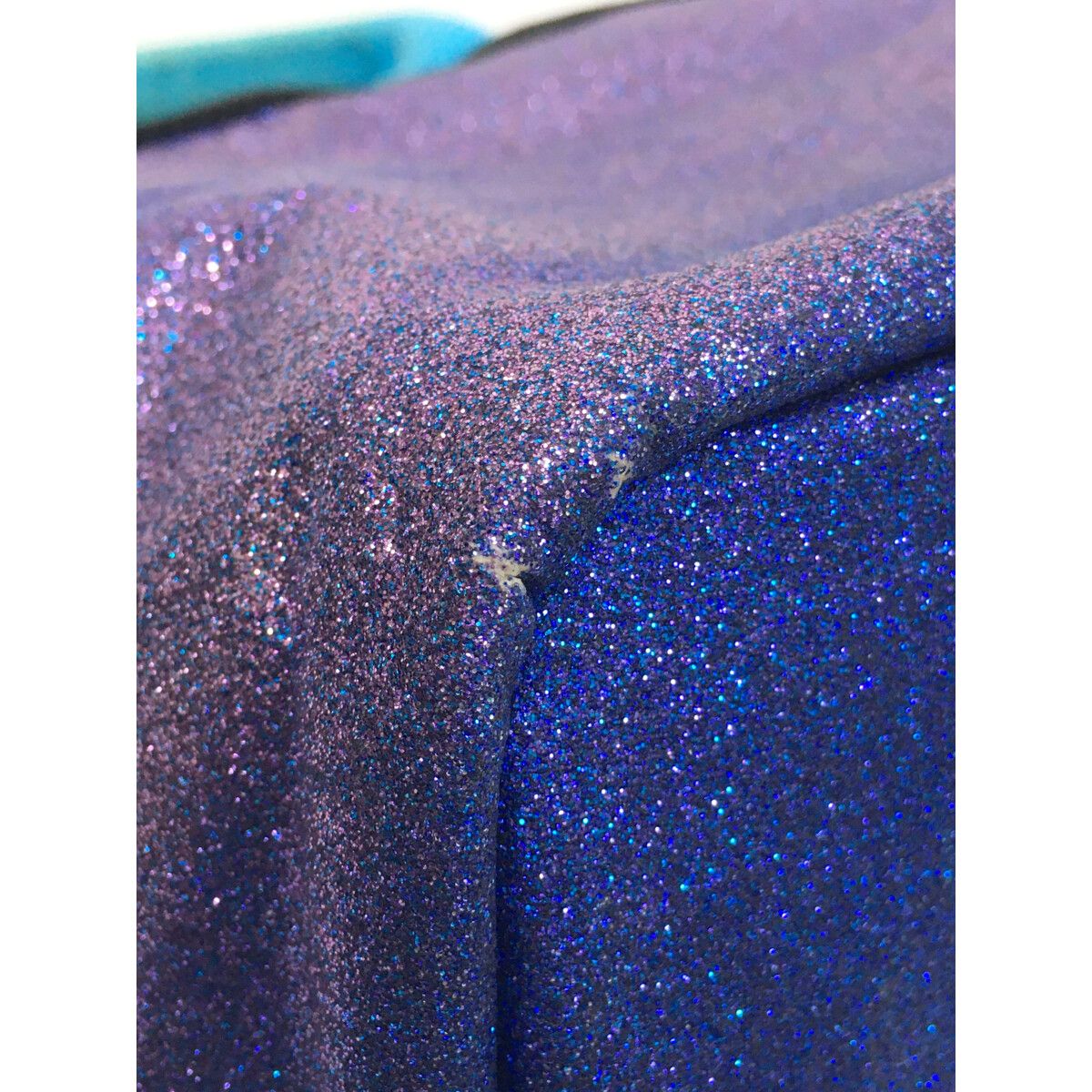 中古 マークアンドロナ MARK&LONA カートバッグ パープルラメ ハワイ