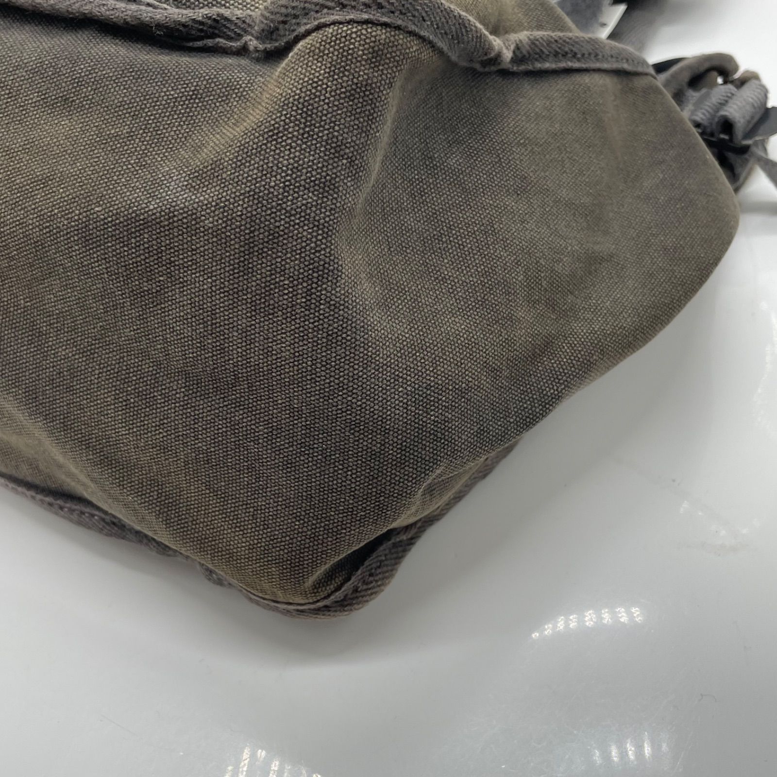 BN6568●DIESEL ディーゼル デニムトートバッグ ヴィンテージ加工 ポーチ付き WWW_NOITHATQUANGTHANH_NET