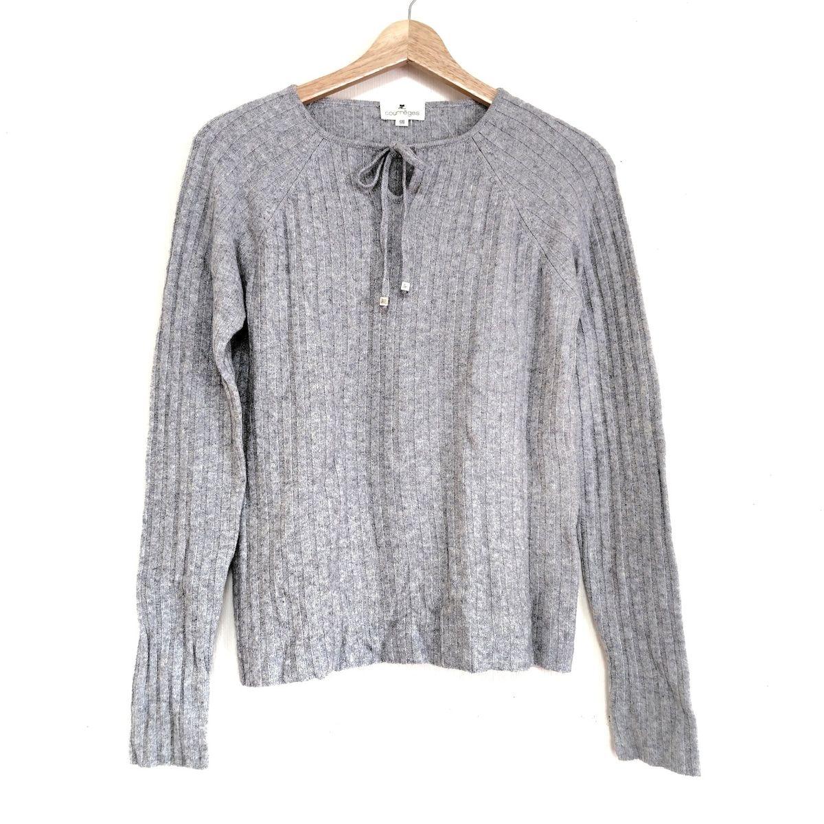 COURREGES クレージュ 長袖セーター サイズ9R レディース - グレー