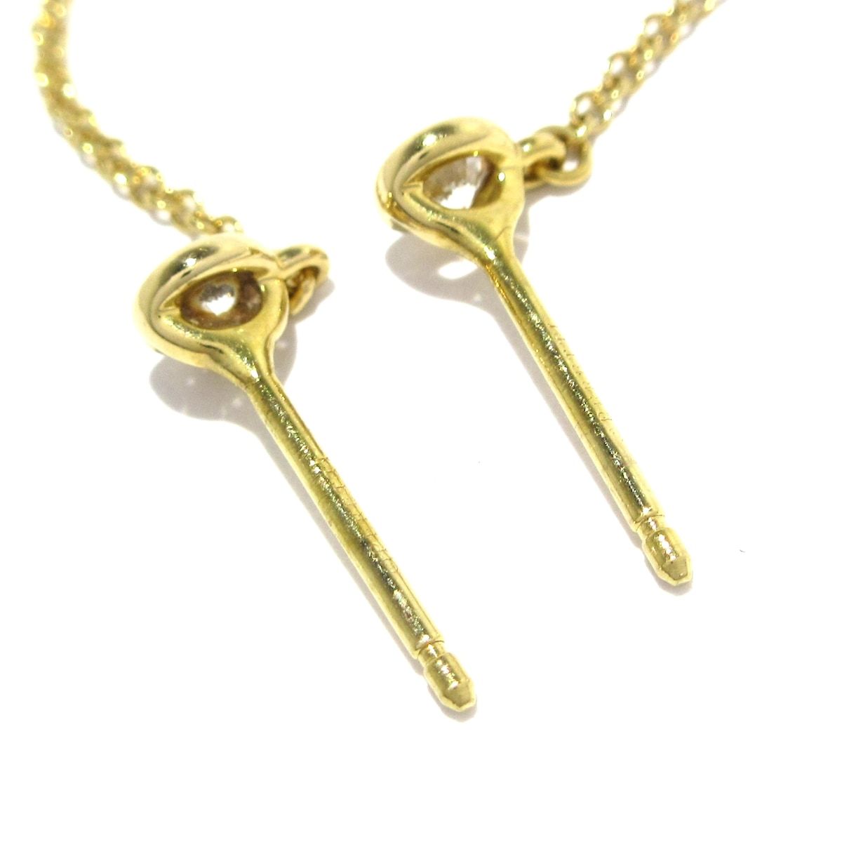 ピアス K18YG×ダイヤモンド