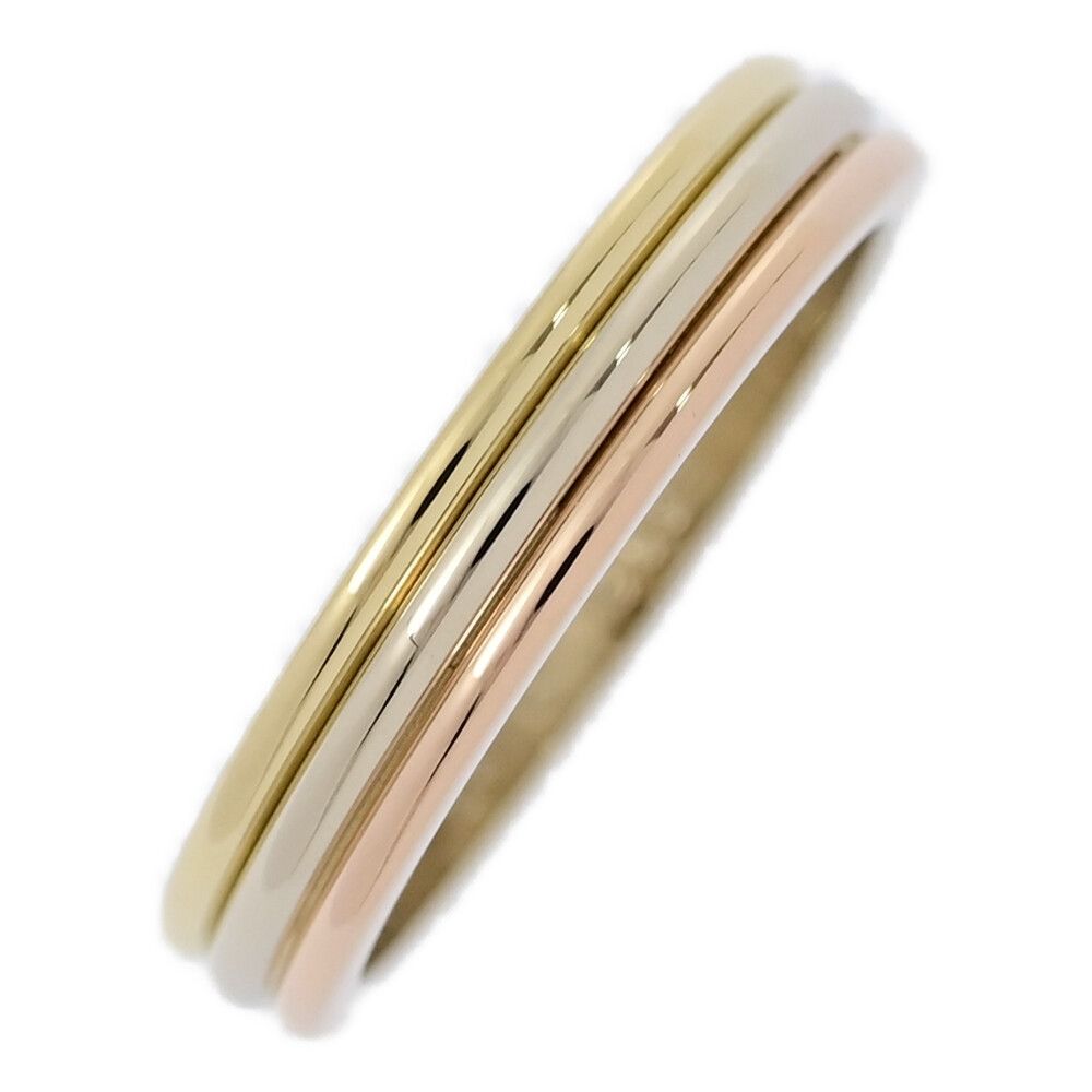 Cartier カルティエ トリニティリング 指輪|K18Y W P|750 3 -5.0g|14号| 54|ゴールド|プレゼント|記念日 ♀ S レディース 558170
