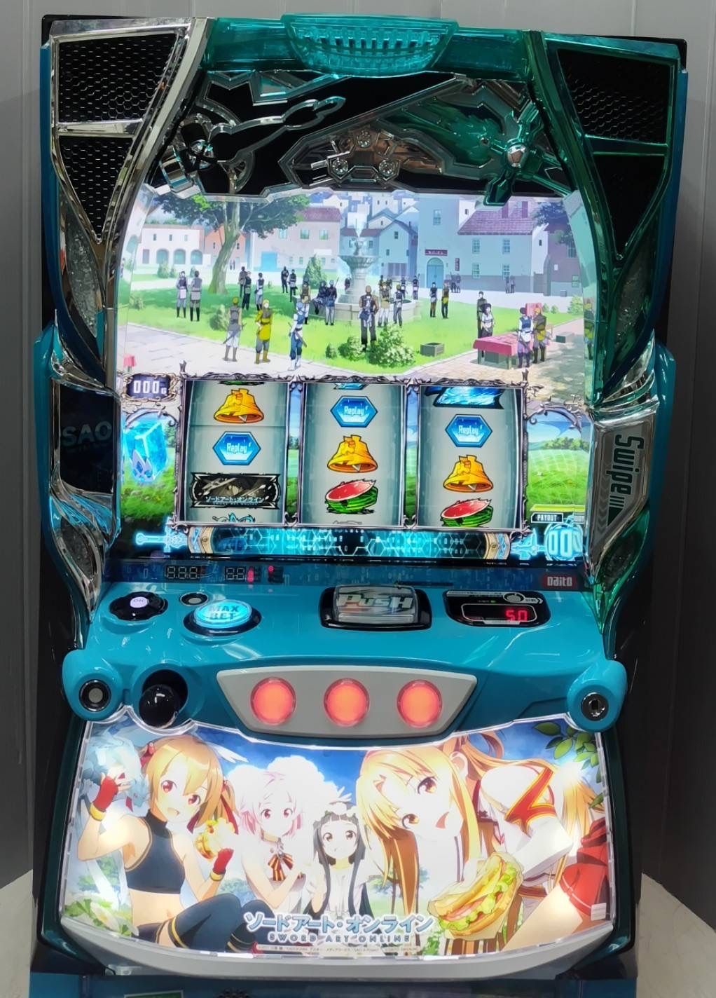 スマスロ ソードアートオンライン ピクニックパネル パチスロ実機