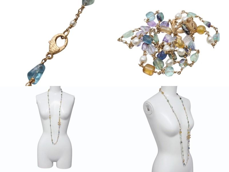 CHANEL シャネル ネックレス 重量約63.5g B11A刻印 ココマーク カラー  