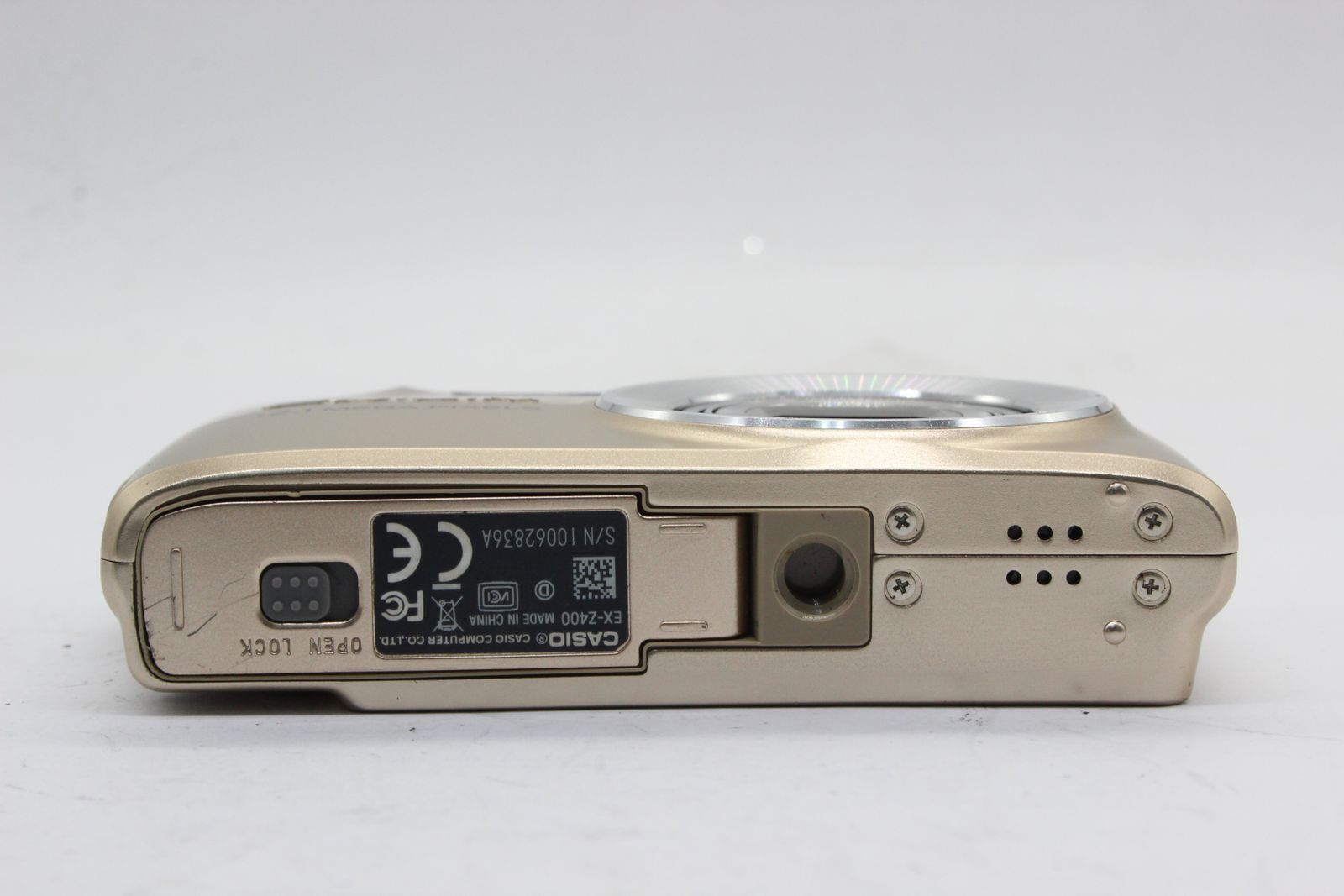 美品 返品保証】 カシオ Casio Exilim EX-Z400 ゴールド 28mm