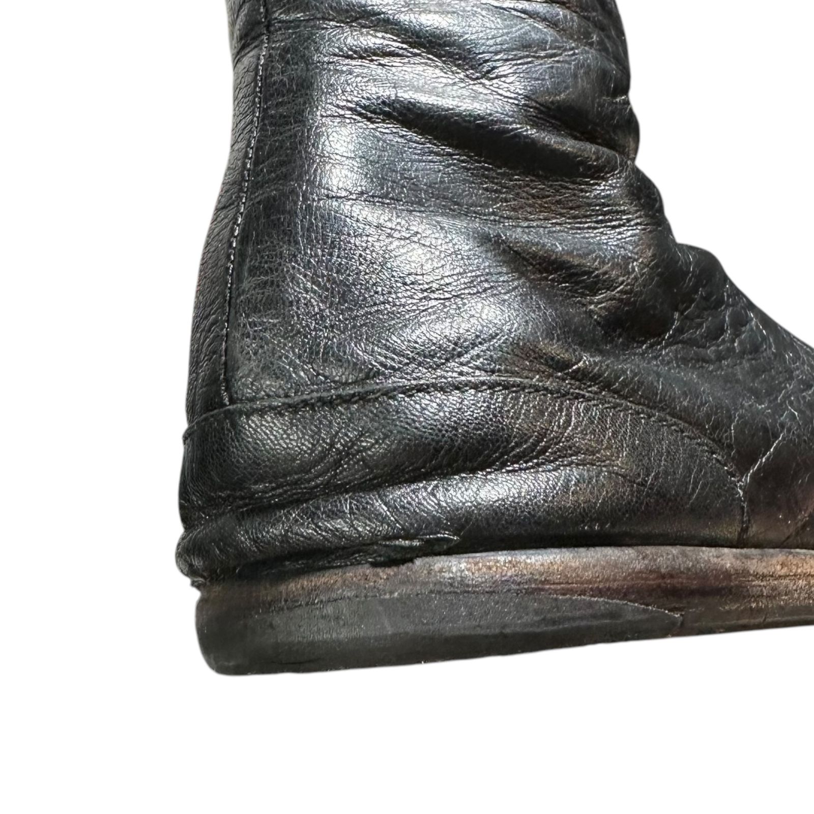 MAISON MARGIELA(メゾンマルジェラ) flat sole side zip tabi boots