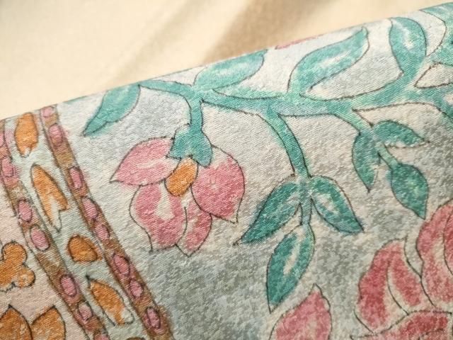 平和屋着物○全通柄袋帯 鹿の子文 正絹 逸品 DAAU9118fe （平和屋着物  