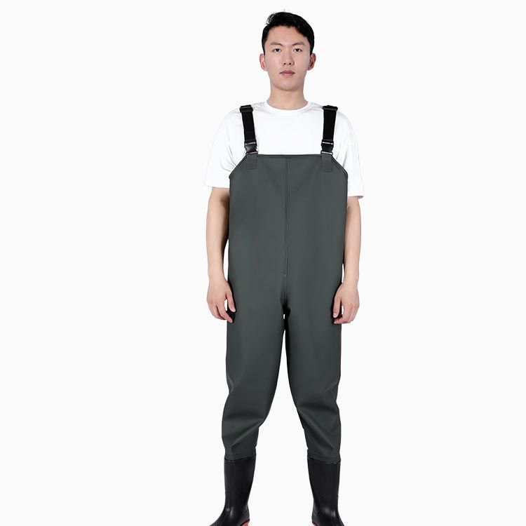 ウェーダー 釣り チェストハイウェーダー PVC 完全防水 メンズ レディース 胴付長靴 胴長靴 長靴 胴付き 防水ズボン 靴 水仕事 漁業 農業 農作業 洗車 除雪 雪かき 潮干狩り yuzuc 601380