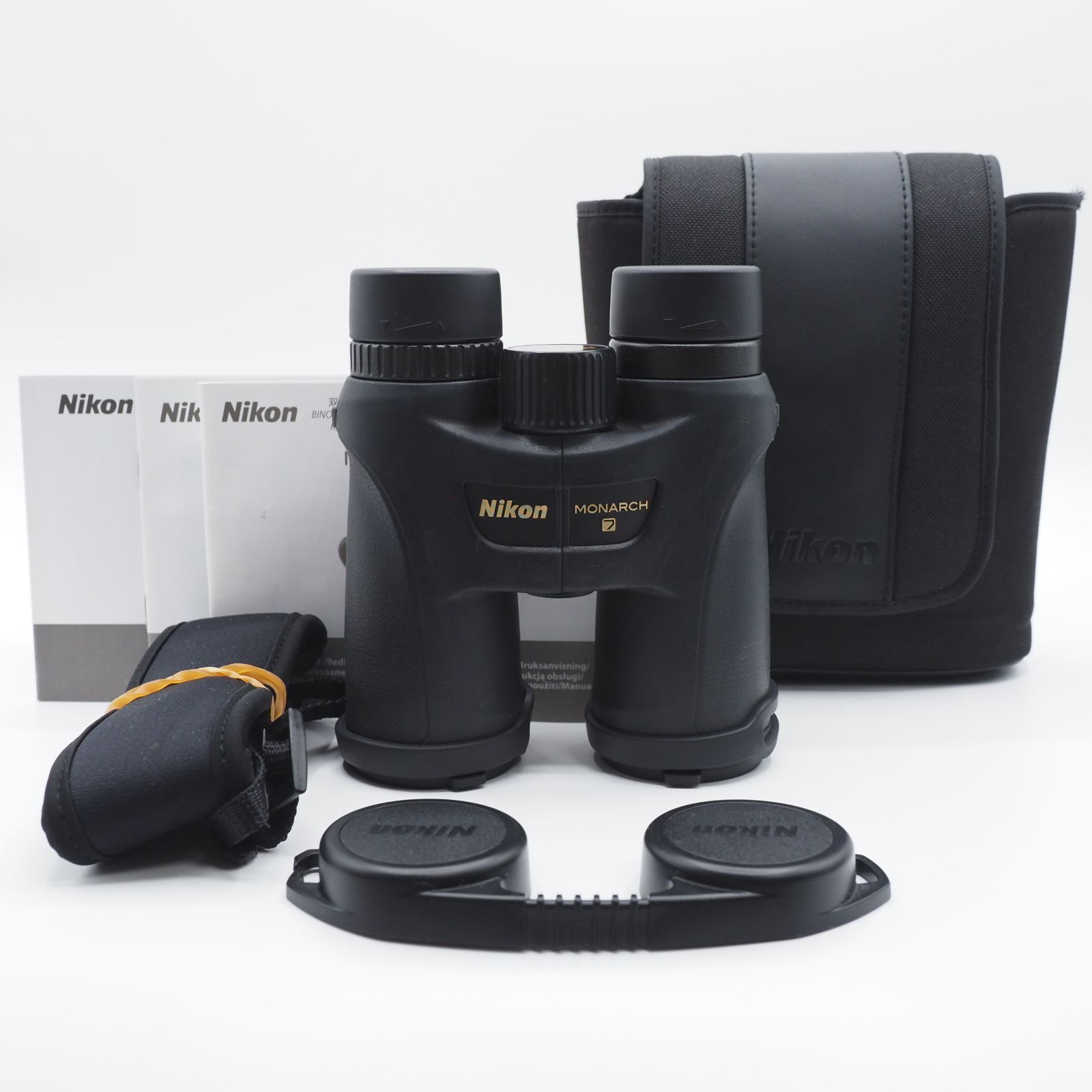 上品 取説-ケース付 Nikon ニコン 双眼鏡 モナーク7 10x42 ダハプリズム式 10倍 42口径 MONA 2854