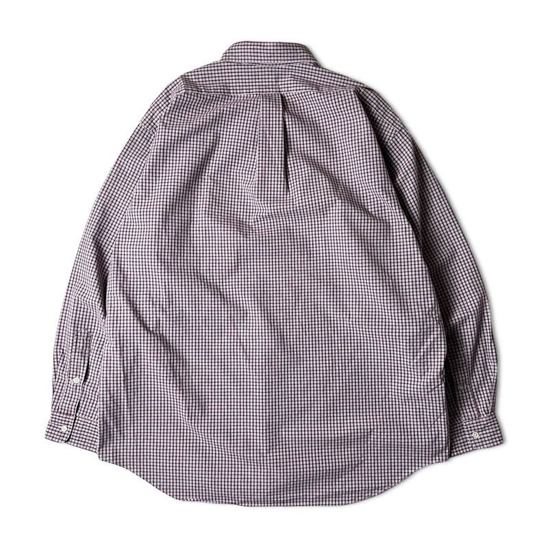 90s ラルフローレン BLAKE チェックボタンダウンシャツ LL ゆったり 90s ラルフローレン BLAKE ボタンダウン マドラスチェック柄