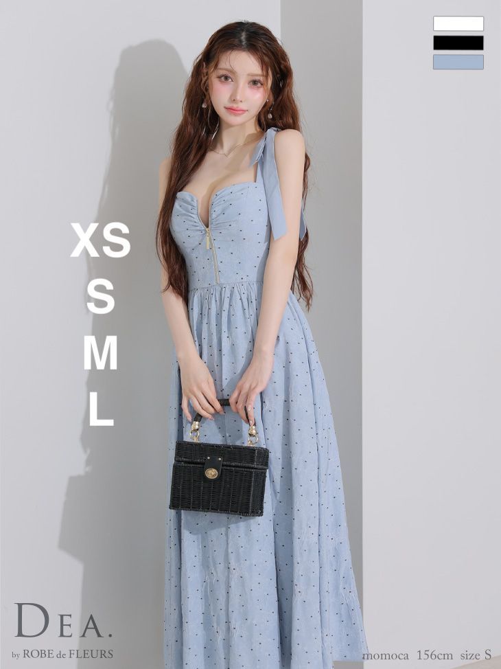 ブルー [DE4200-W-2506] XS・S・M・L【DEA./ディア】ショルダーリボン