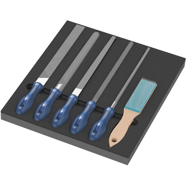 WERA ヴェラ 6点組 PFERD ヤスリセット フォームインサート付 150183 工具 ツール DIY 作業工具 道具