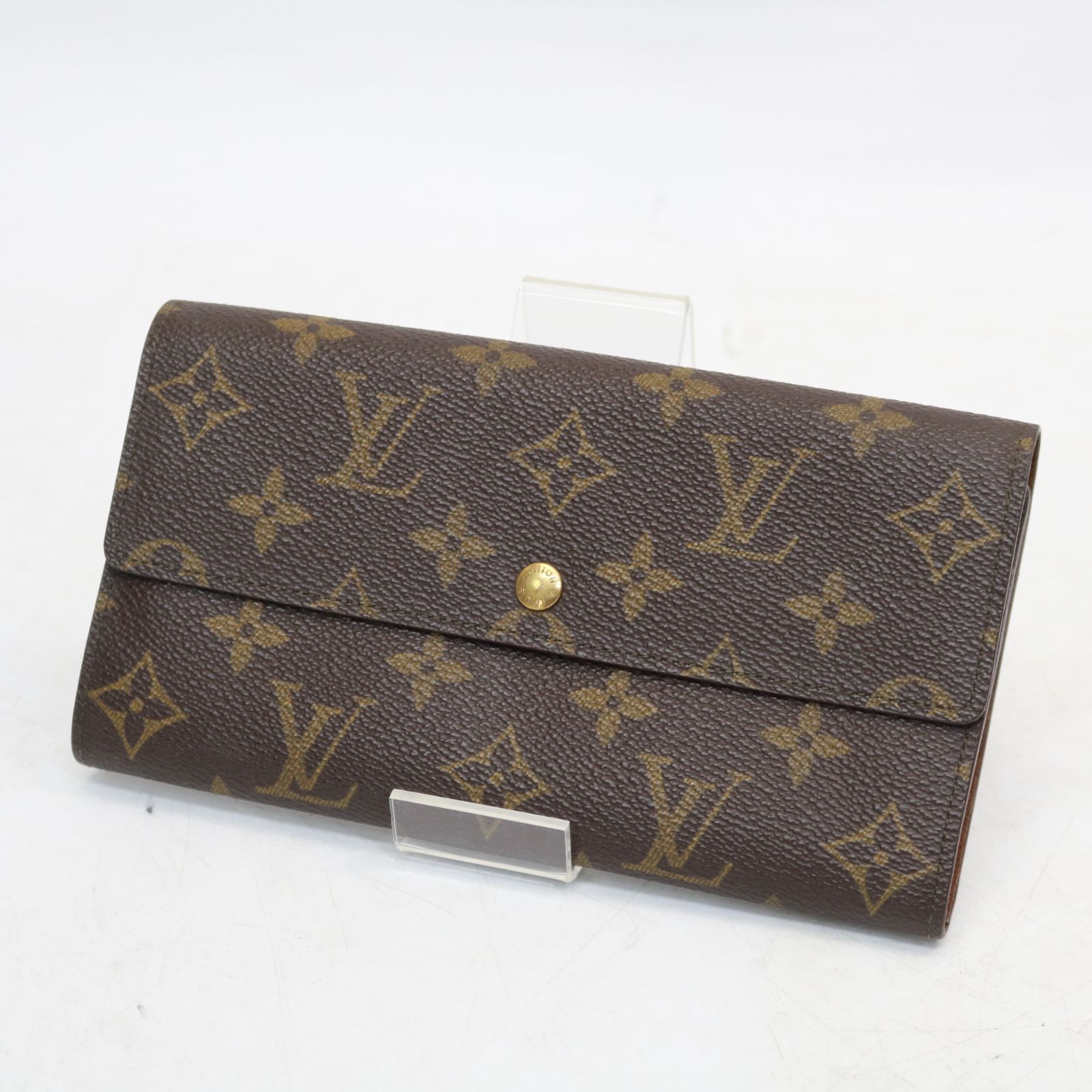 250)LOUIS VUITTON モノグラム 長財布 ポルトフォイユ サラ 旧型