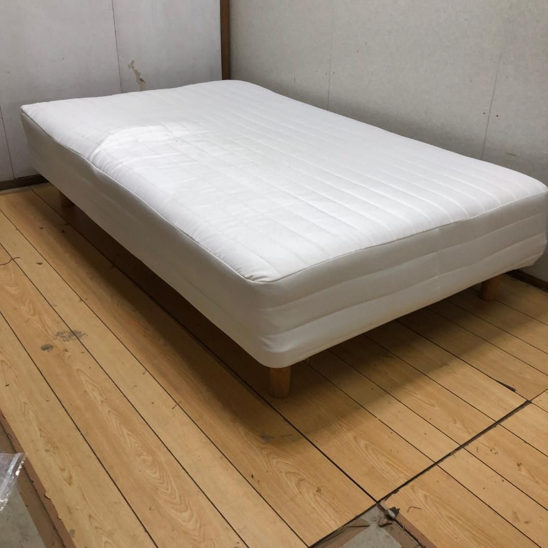 ☆無印良品 高密度ポケットコイルマットレス セミシングル 幅120