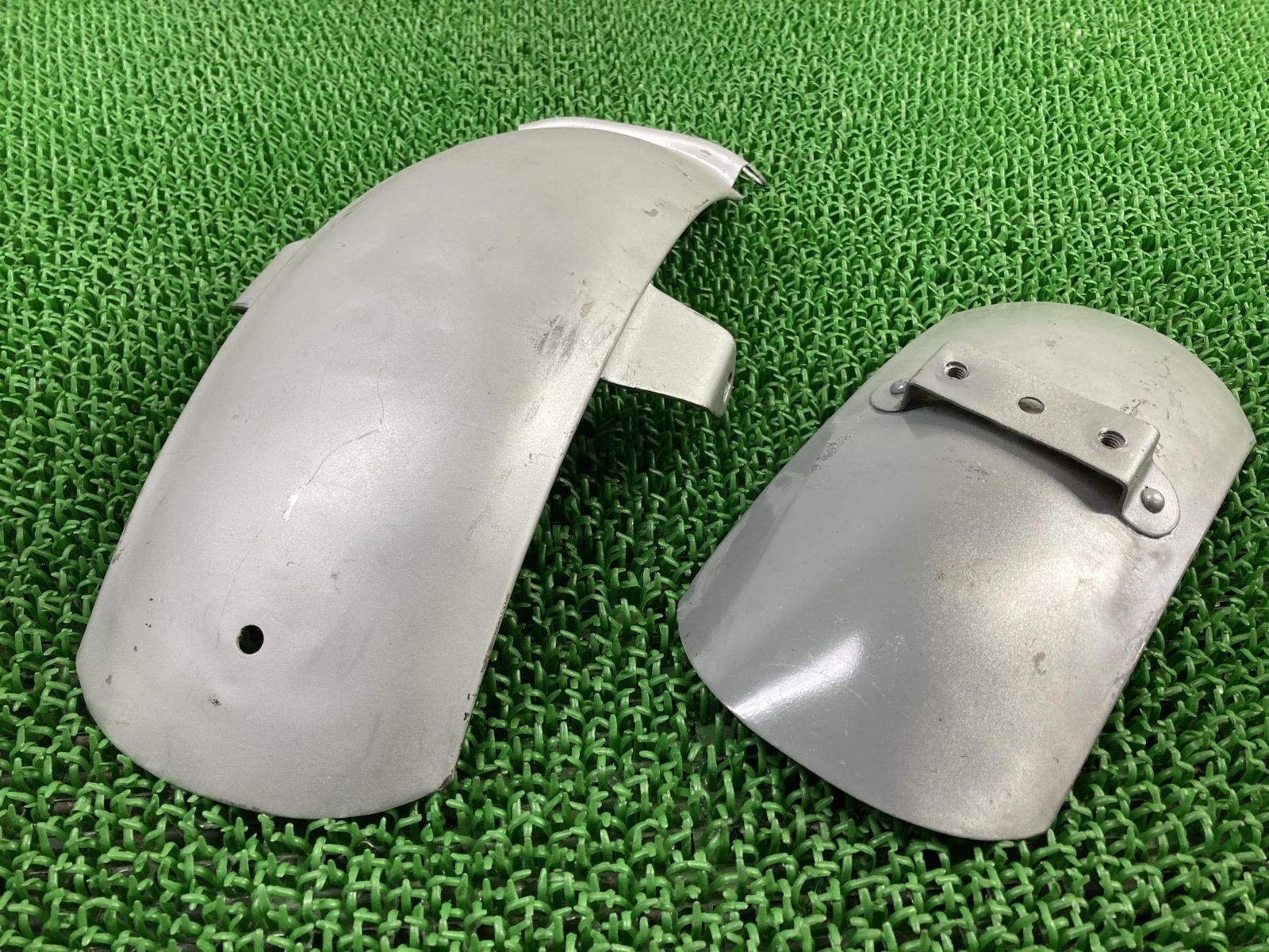 モンキー フェンダーセット Z50J-1641*** 社外 中古 Z50J-1641 Monkey スチール フロントフェンダー リアフェンダー カスタム素材に