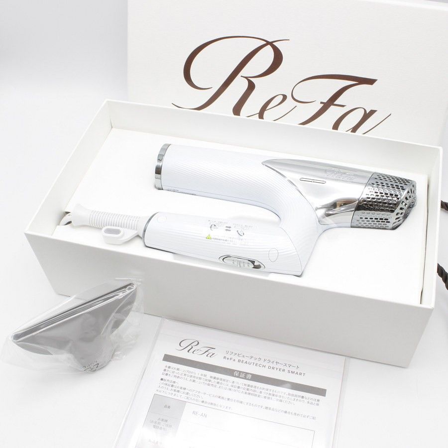 新品】MTG ReFa BEAUTECH DRYER SMART RE-AN-02A ホワイト ヘアドライヤー リファビューテック 本体 - メルカリ