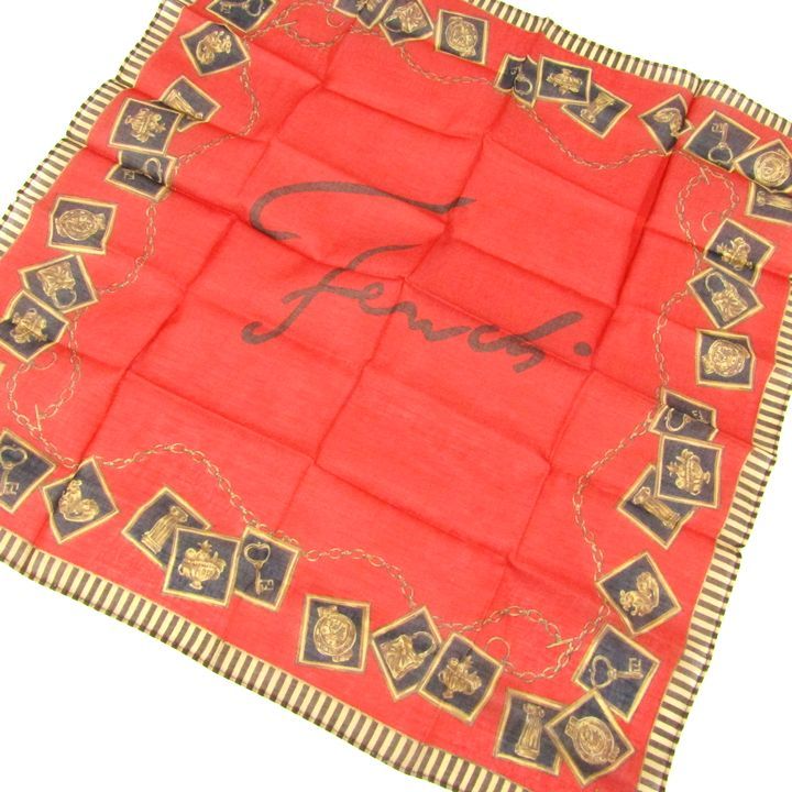 フェンディ バーバリー他 ハンカチ 6点セット ズッカ柄など ブランド