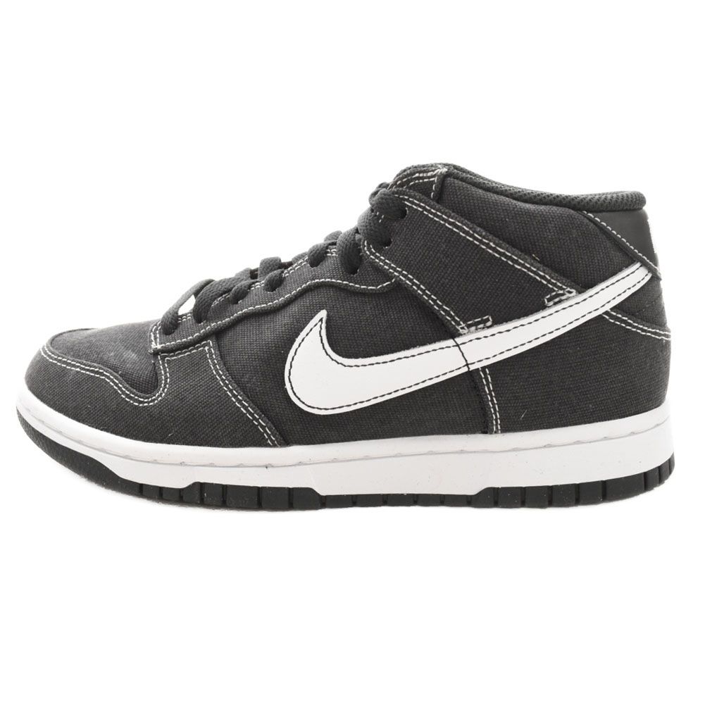 NIKE (ナイキ) DUNK MID Off Noir DV0830-001 ダンク オフ ノワール ミッドカットスニーカー ブラック US7.5/25.5cm