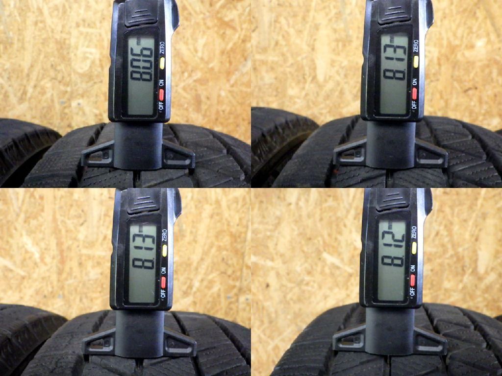 SP801 F◆ ● 製造 約8部山●BS BLIZZAK VRX3●185 60R15●4本